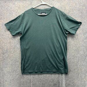 Zanerobe Shirt Mens XL Green Round Neck Cotton Athletic Fit  Extra Large